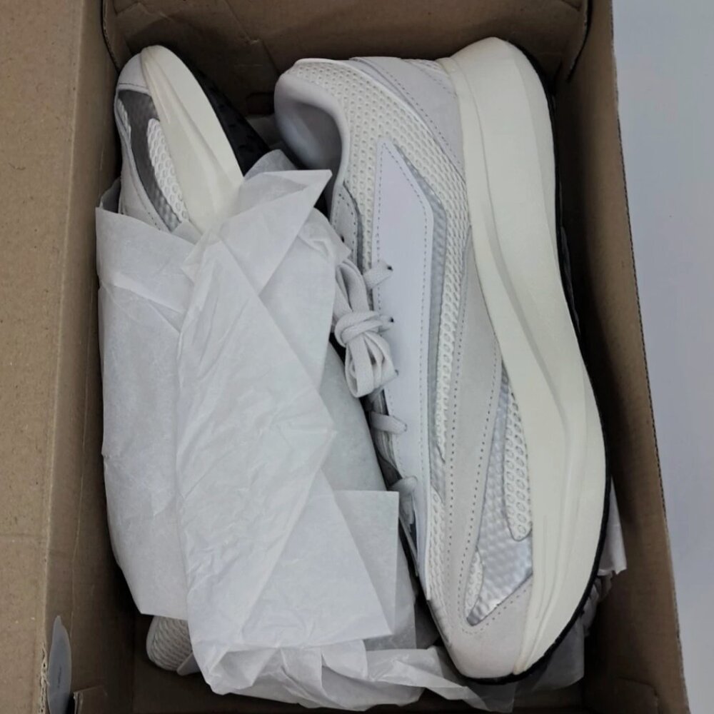 Adidas Lightblaze J Kids White Sneakers Youth Size 7 New With Box EY